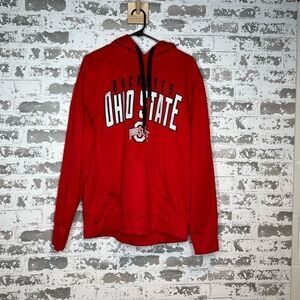 Scarlet and gray authentic apparel Ohio state buckeyes hoodie